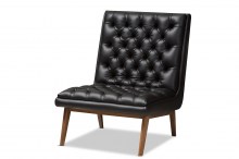 Black-Faux-Leather-Upholstery-Chair-1