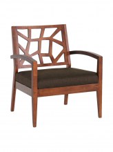 Dark-Brown-Fabric-Seat-Lounge-Chair-1