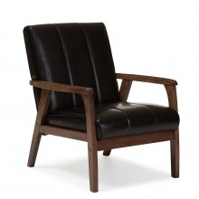 Dark-Brown-Leather-Living-Room-Chairs-1