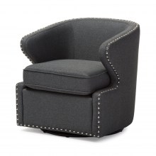 Grey-Fabric-Upholstered-Swivel-Armchair-1